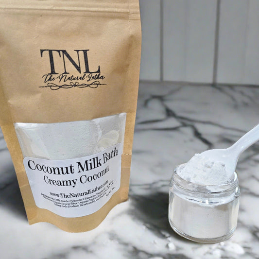 Creamy Coconut scented Coconut Milk Bath by The Natural Lather